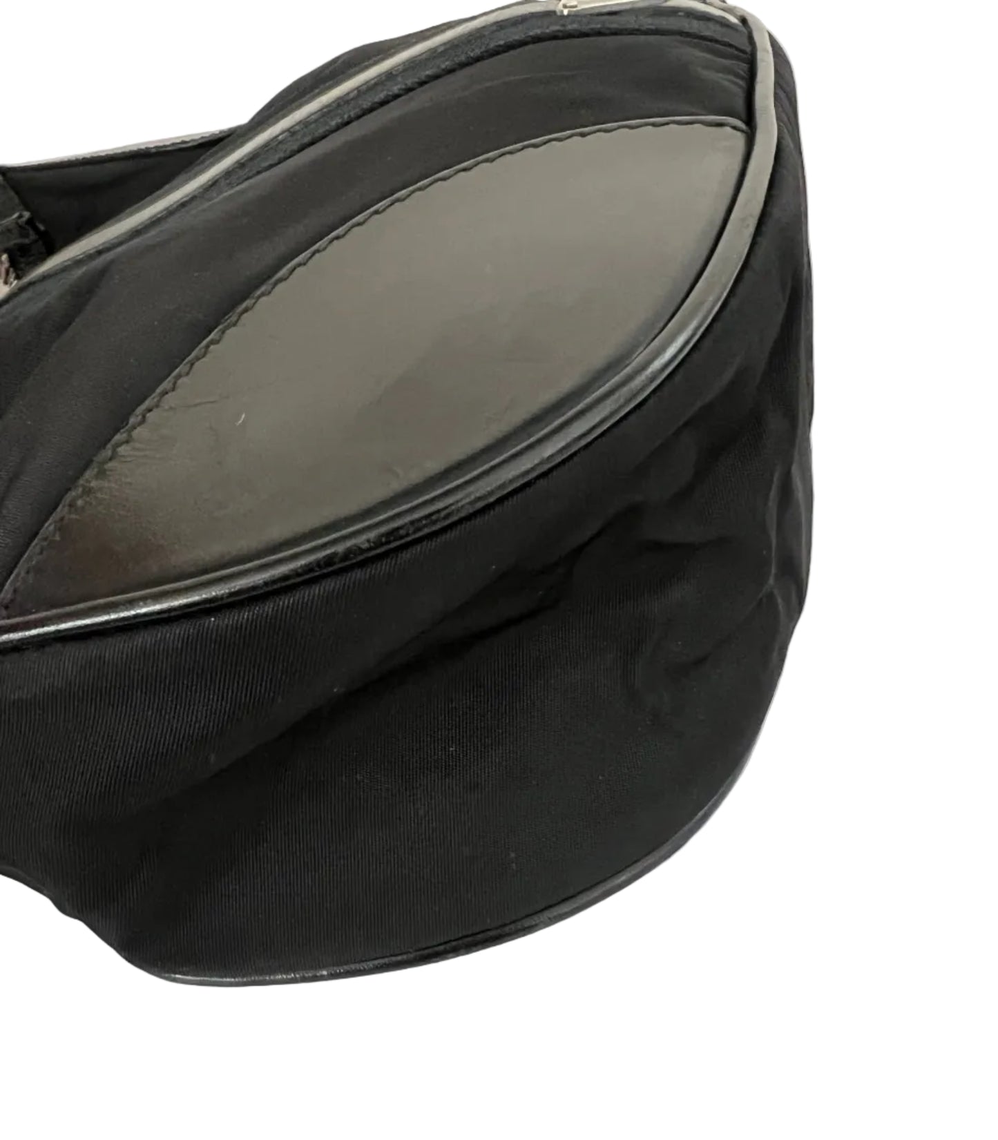 Prada Leather and Nylon Hobo