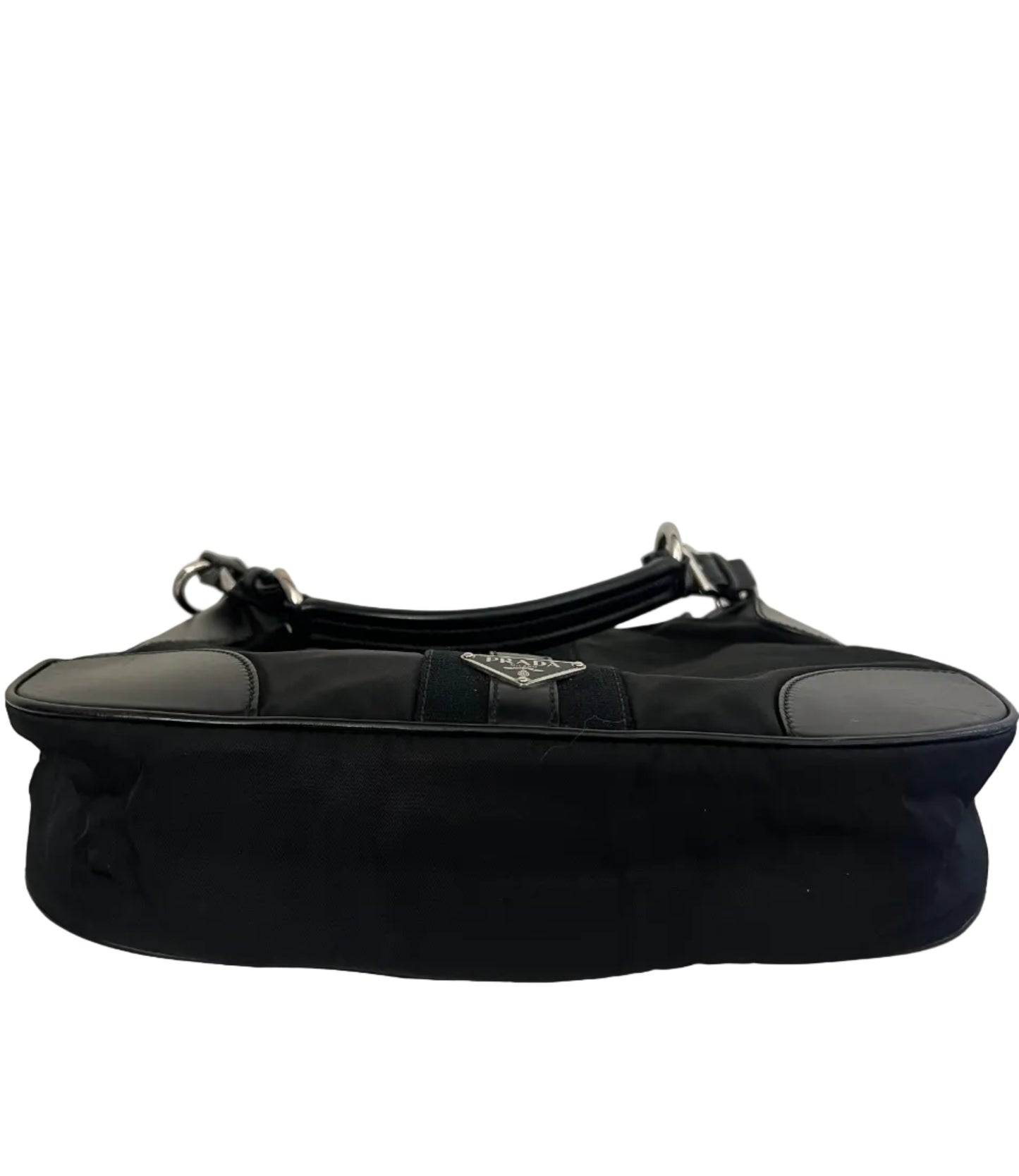 Prada Leather and Nylon Hobo
