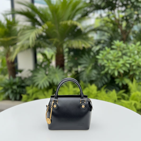 Gianni Versace Vintage Leather Satchel