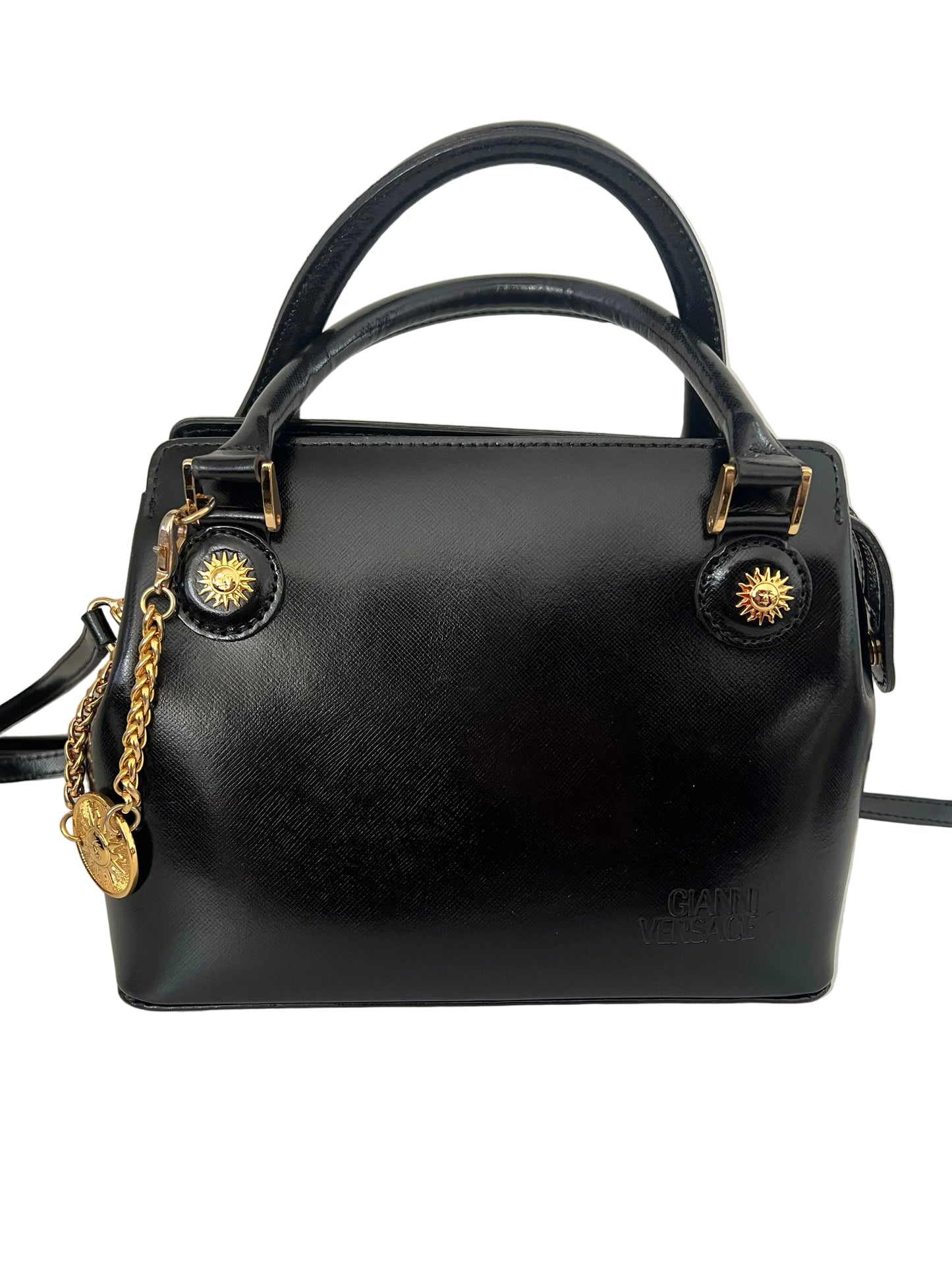 Gianni Versace Vintage Leather Satchel