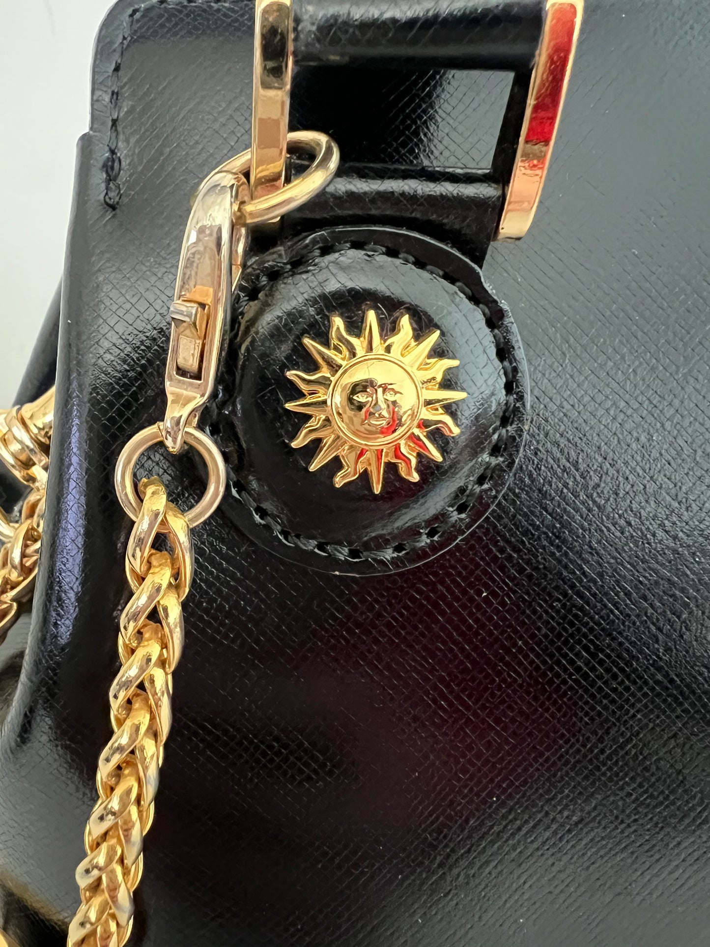 Gianni Versace Vintage Leather Satchel