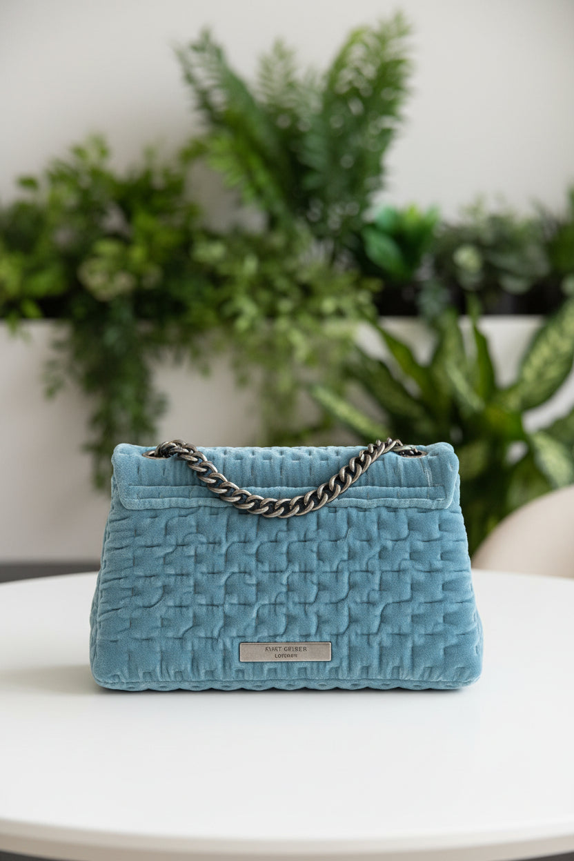 Kurt Geiger Mini Velvet Kensington Crystals
