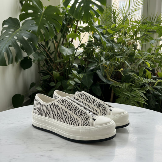 Dior Black Ivory WalkNDior Sneakers