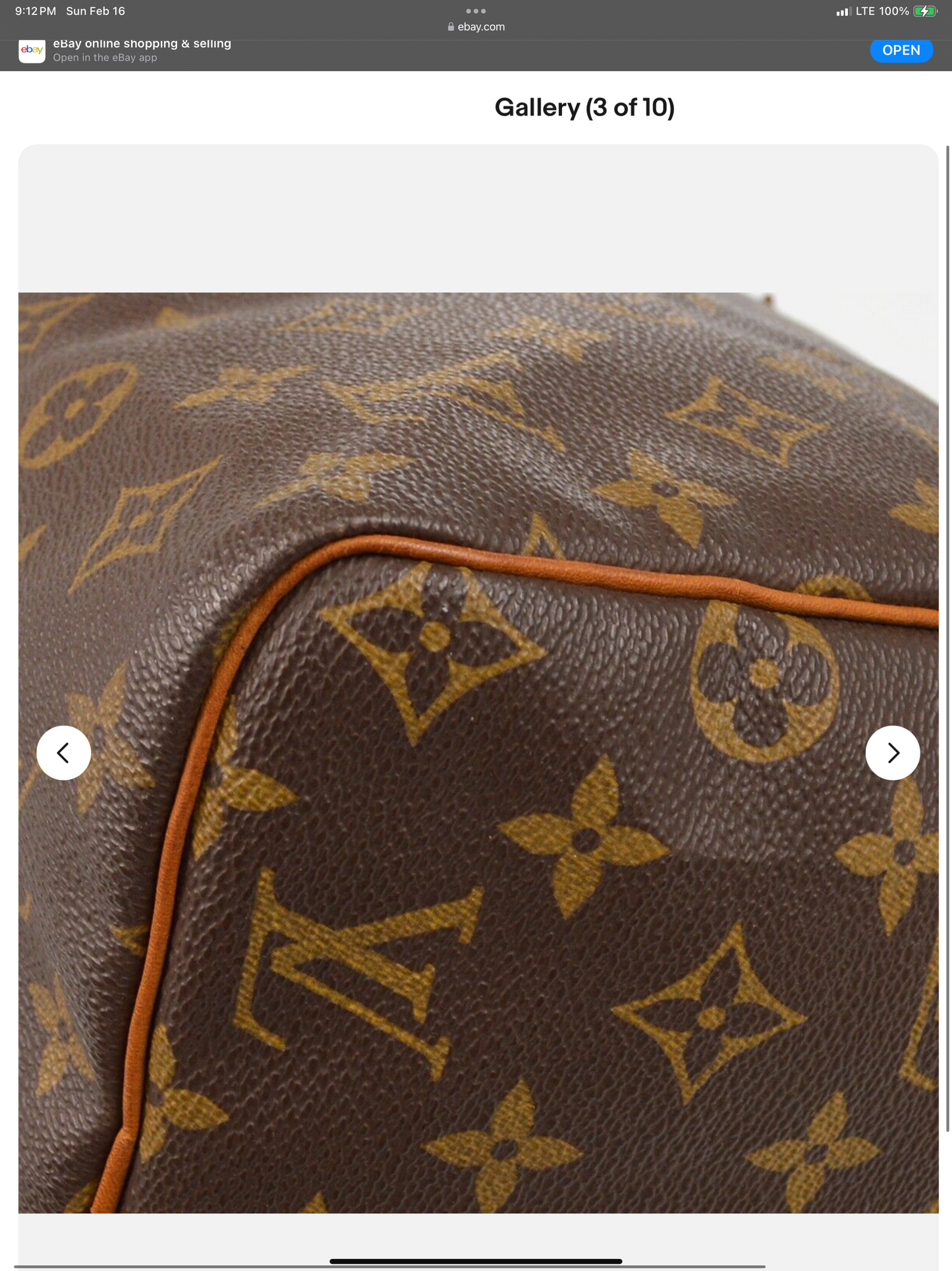 Louis Vuitton Monogram Canvas Speedy 30