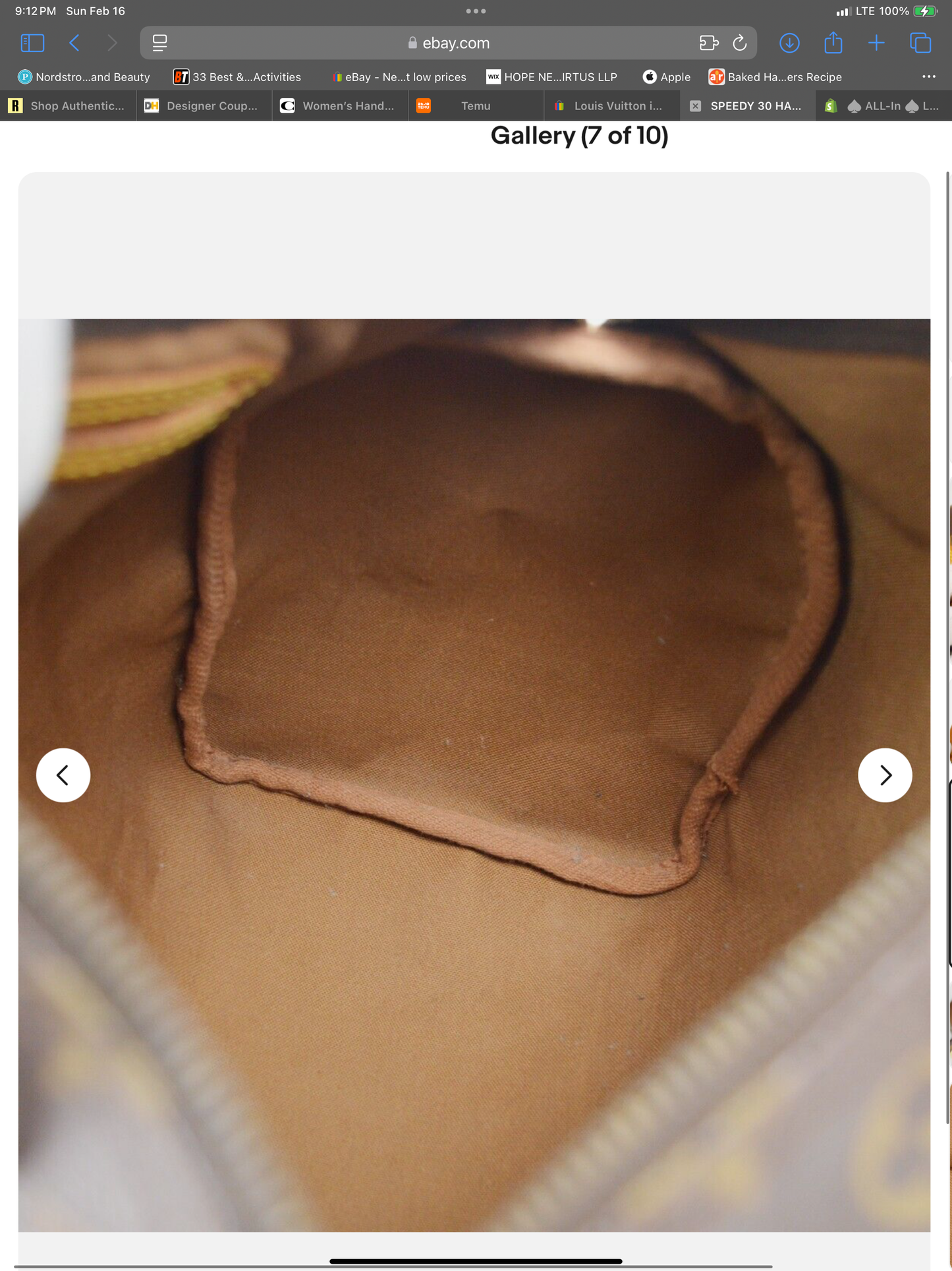 Louis Vuitton Monogram Canvas Speedy 30