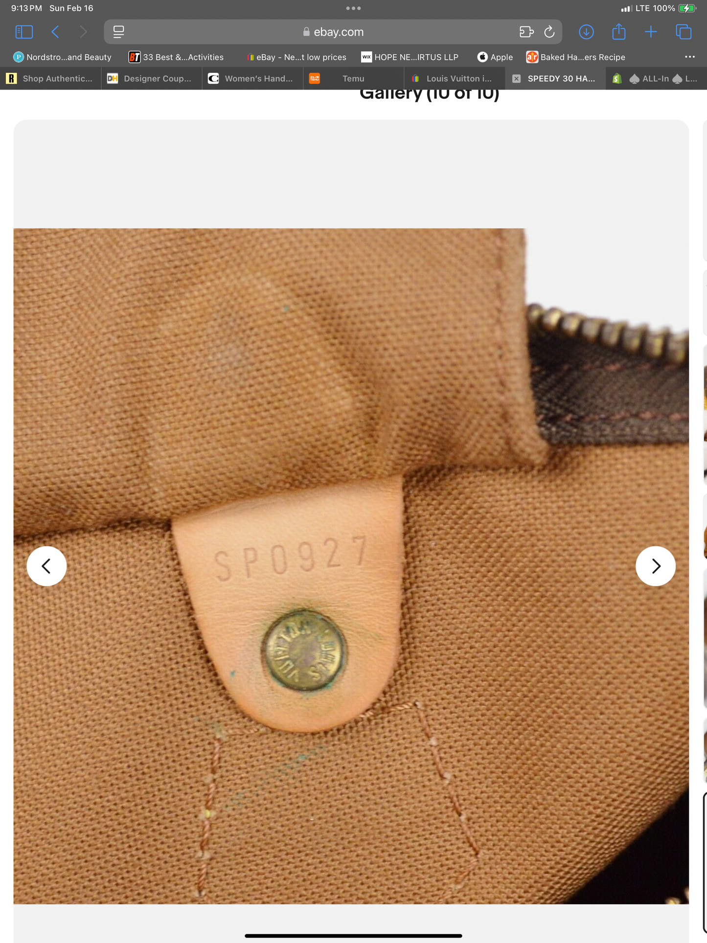 Louis Vuitton Monogram Canvas Speedy 30