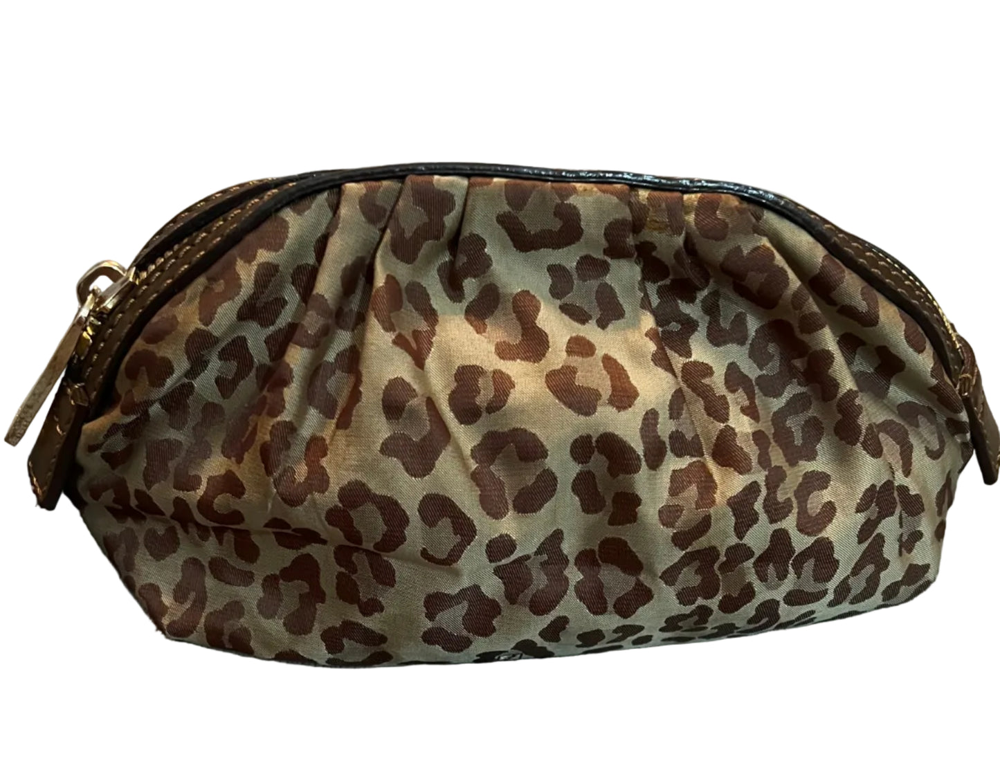 Fendi Nylon Leopard Cosmetic Pouch