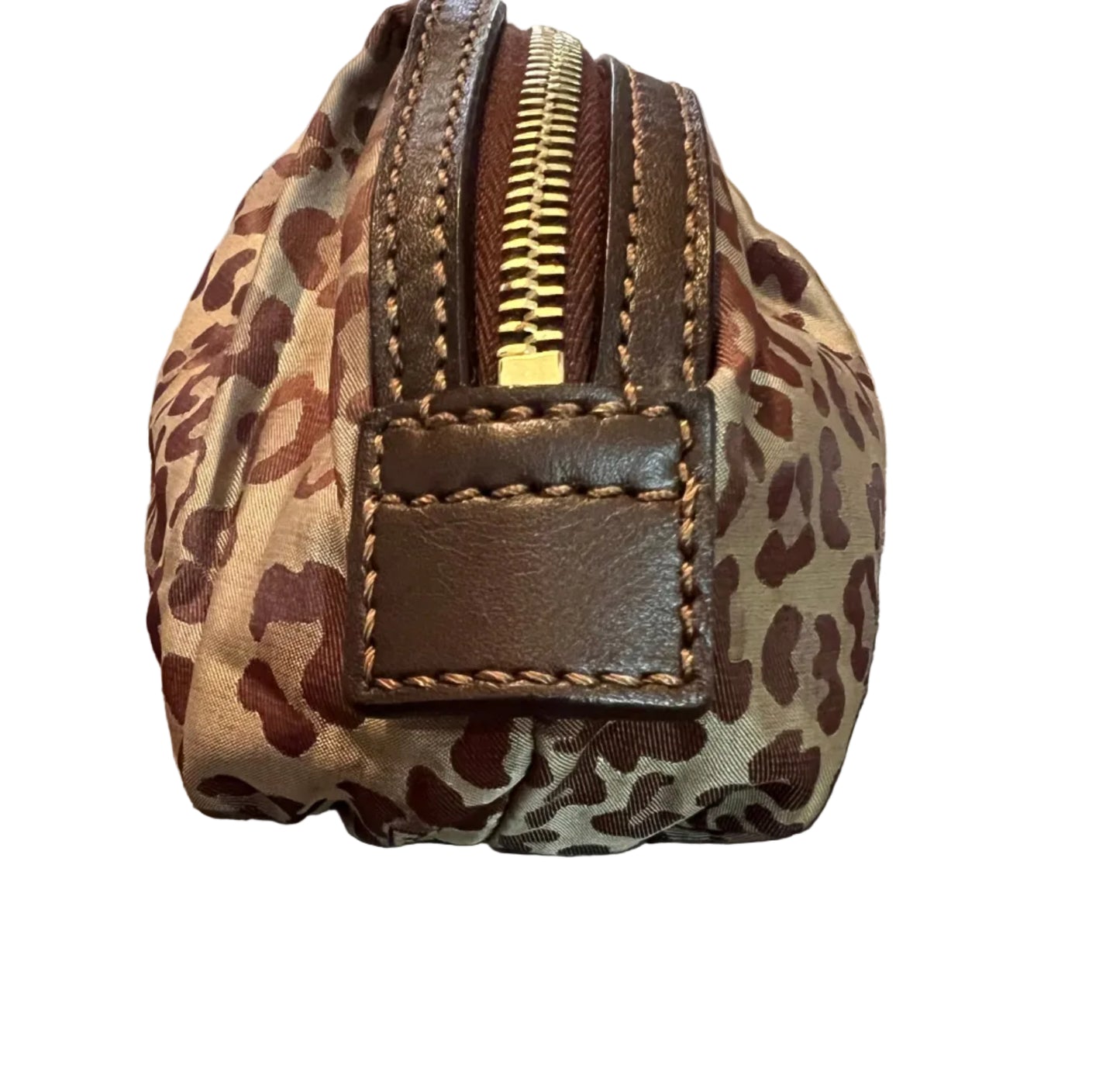 Fendi Nylon Leopard Cosmetic Pouch