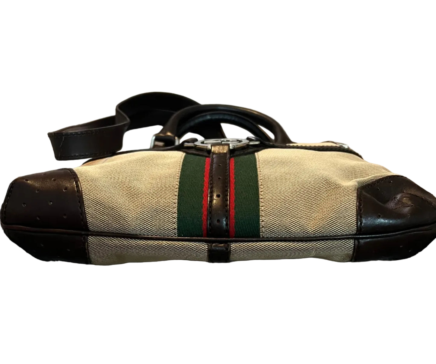 Gucci Vintage Web Reins Handbag Small