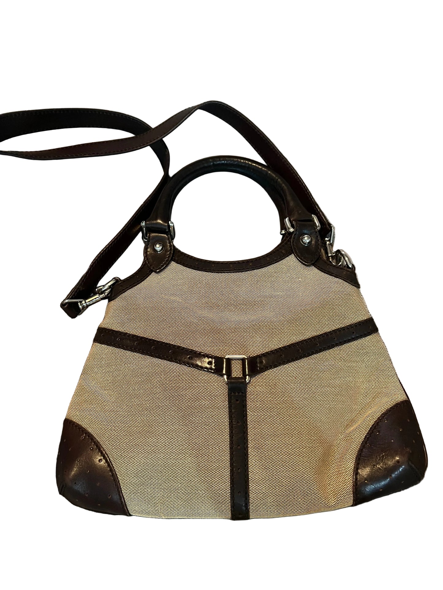 Gucci Vintage Web Reins Handbag Small