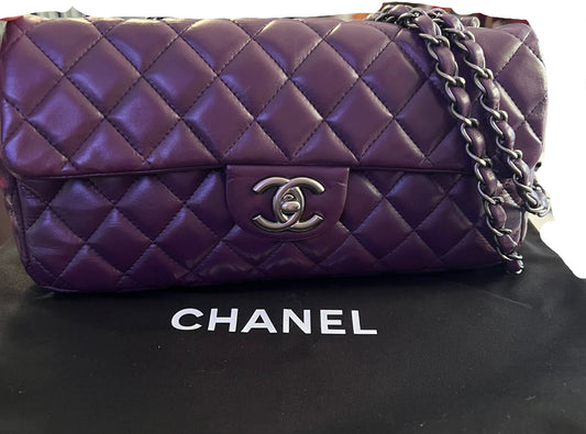 Chanel Quilted Lambskin East West