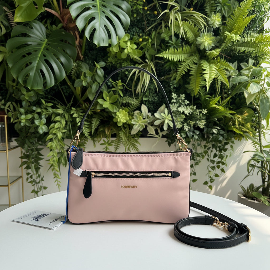 Burberry Pink Nylon Crossbody