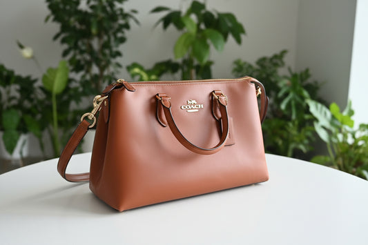 Coach Leather Georgia Satchel