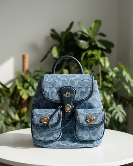 Coach Denim Harley Backpack