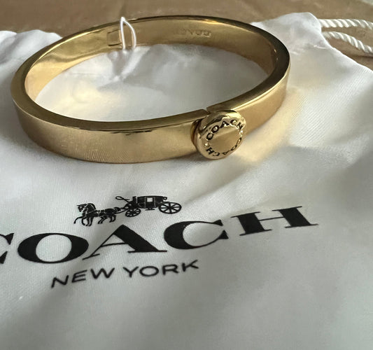 Coach Gold Bangle