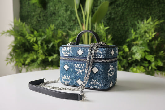 MCM Denim Vanity