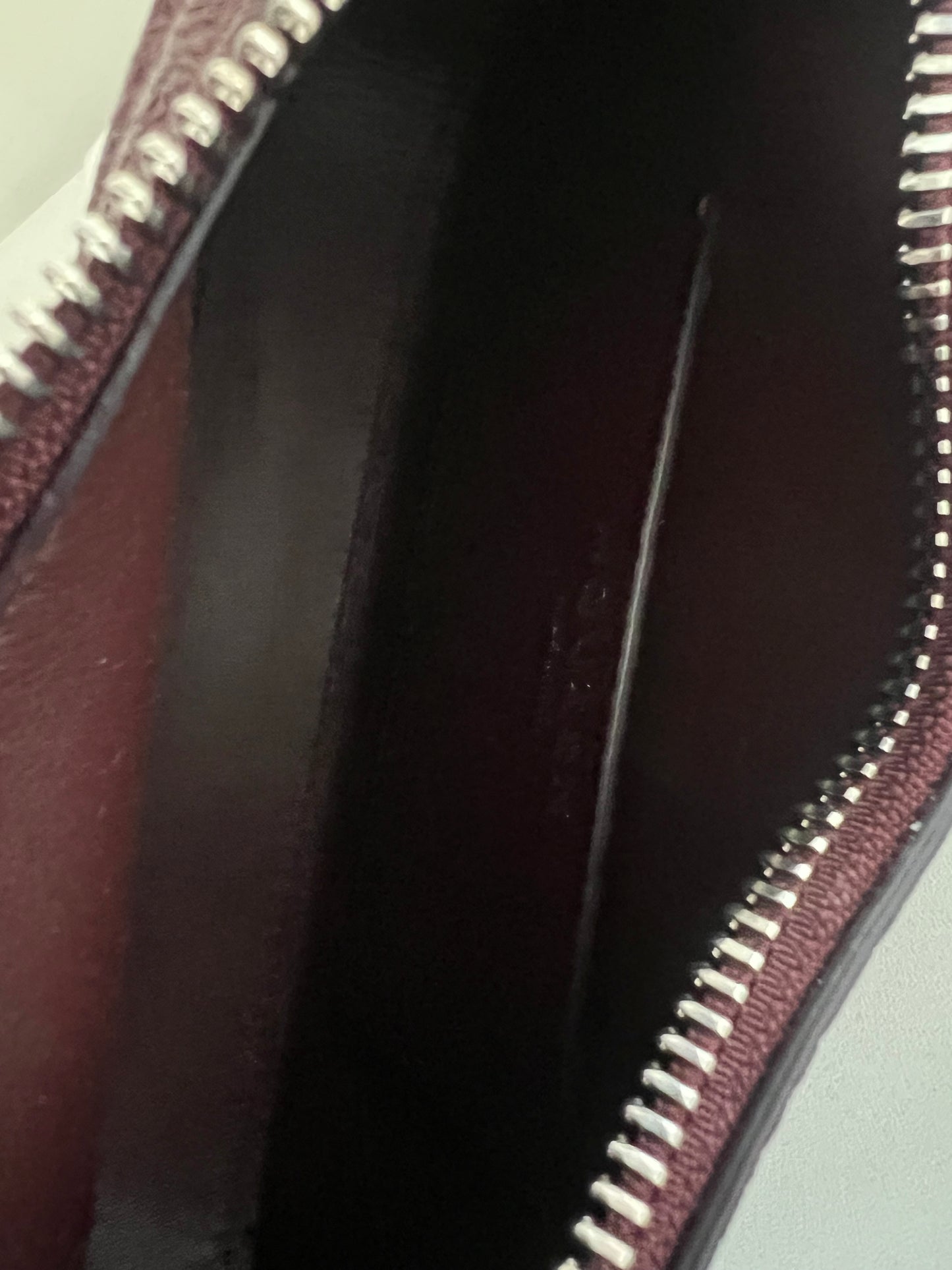 Alexander McQueen Burgundy Leather T-Bar Shoulder Bag
