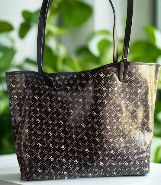 SE Coated Canvas Tote with Pochette