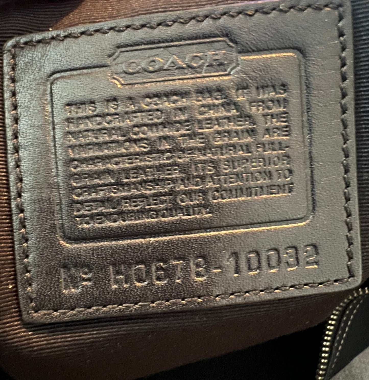 Coach Large Leather Soho Hobo