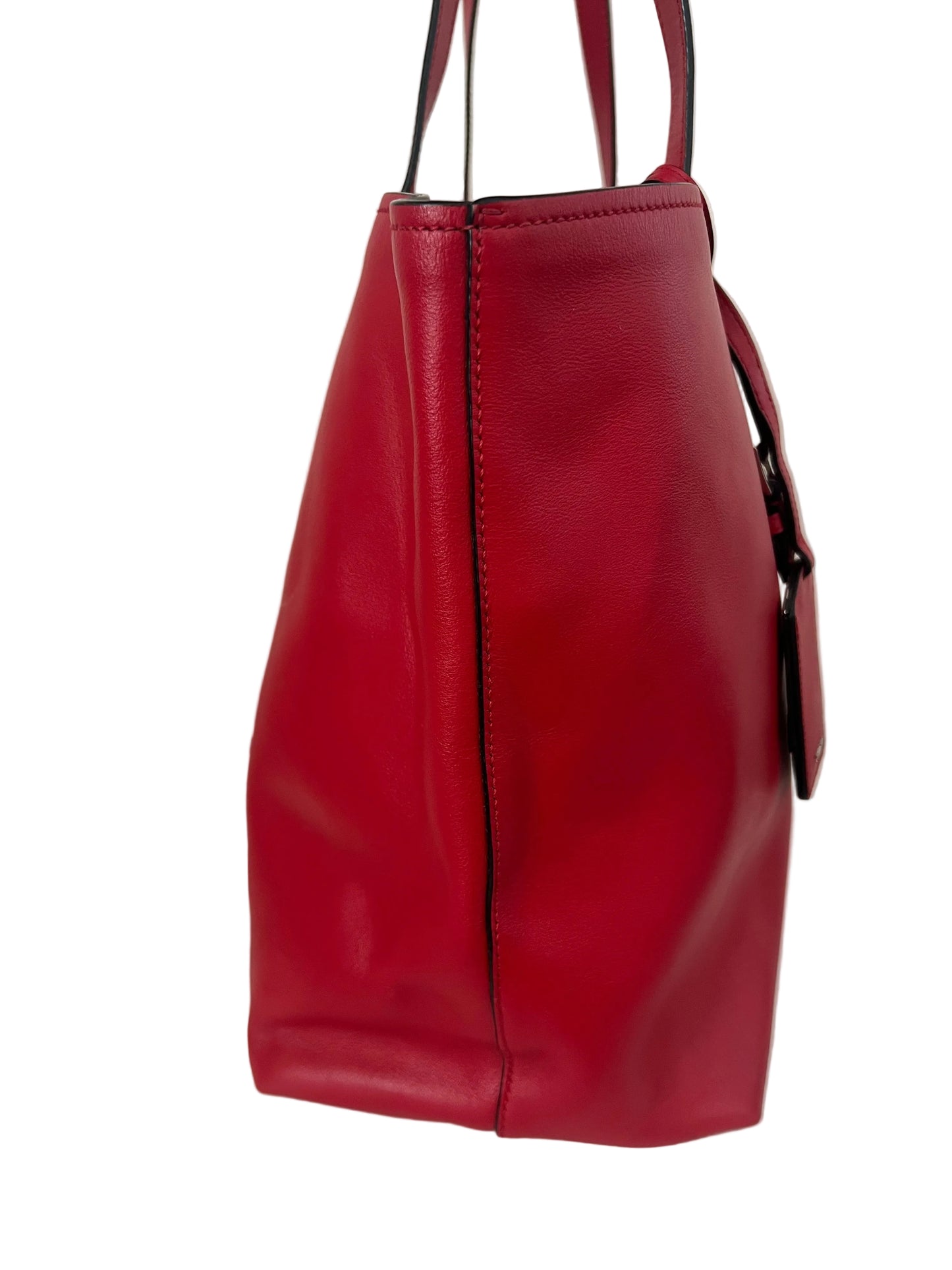 Prada Vintage Red Leather Tote