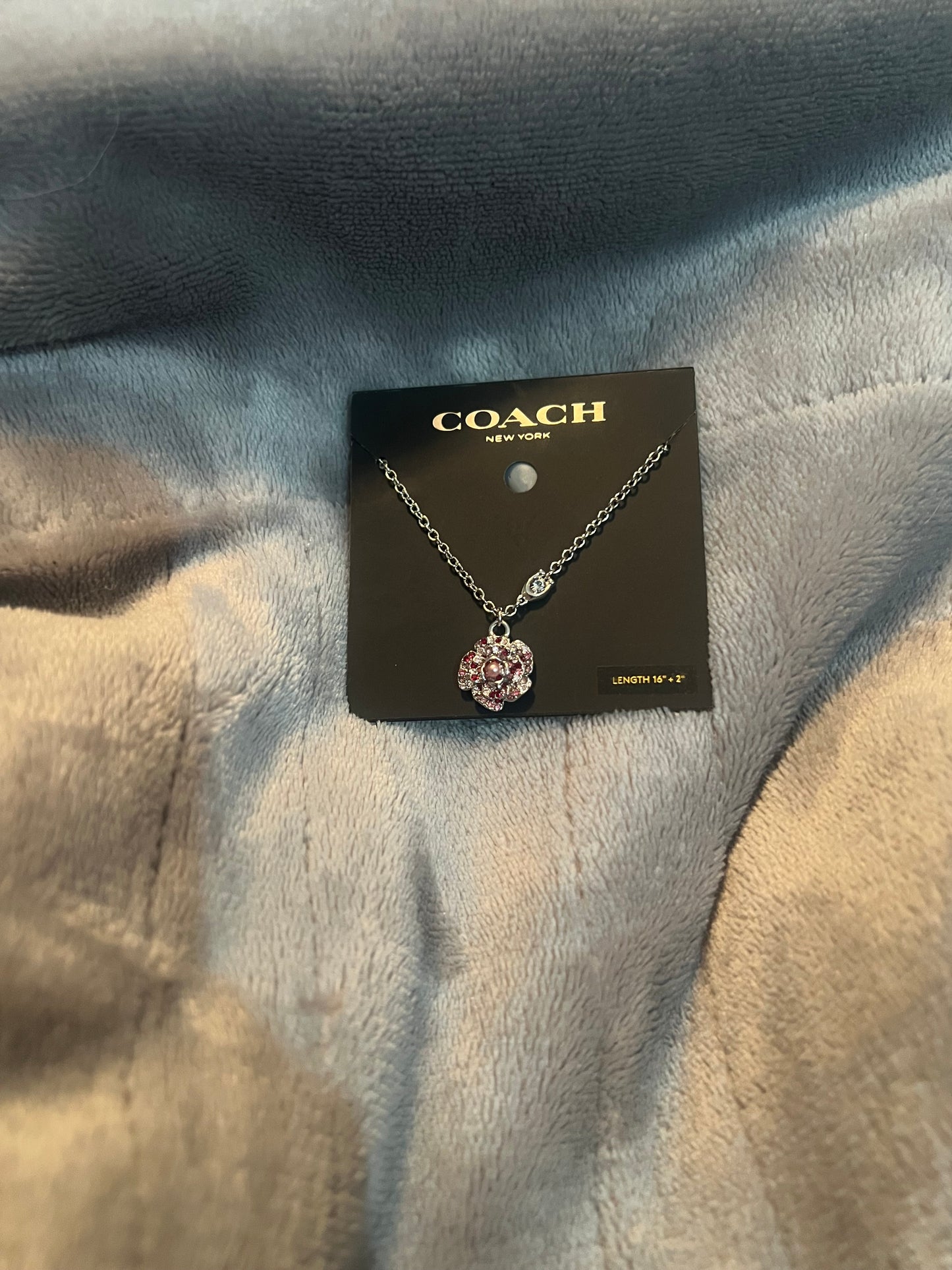 Coach Tea Rose Necklace