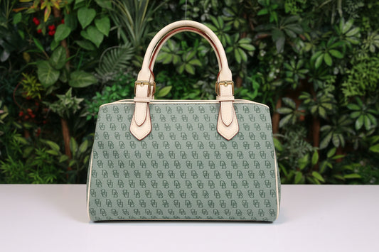 Dooney & Bourke Green Logo Satchel