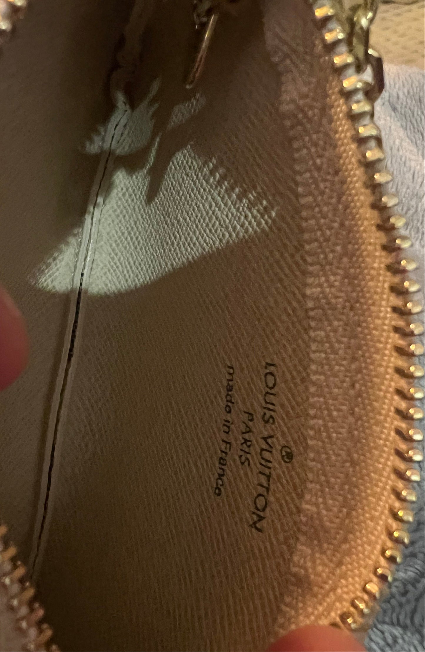 Louis Vuitton Damier Azur Key Cles