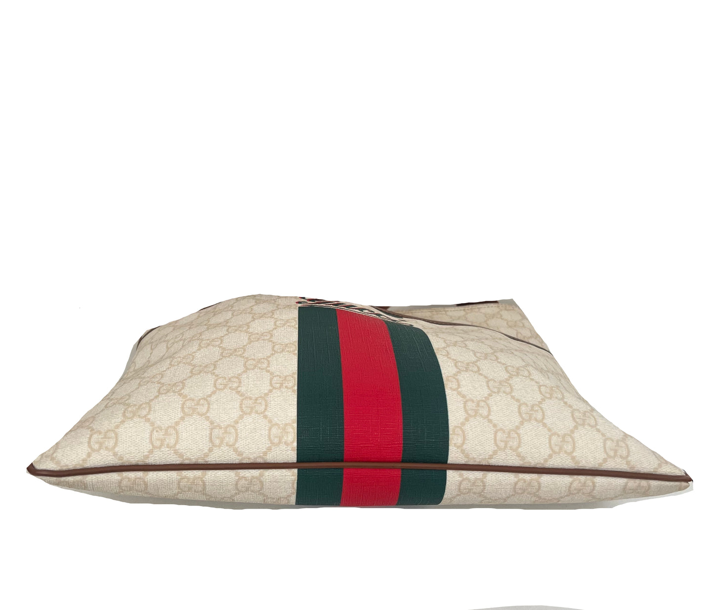 Gucci Vintage Coated Canvas Sherry Web Crossbody