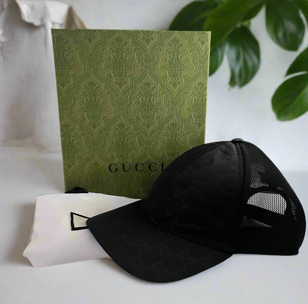 Gucci Nylon and Mesh Baseball Hat