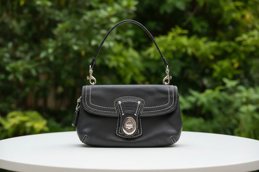 Coach Legacy Leather Mini Turnlock Y2k