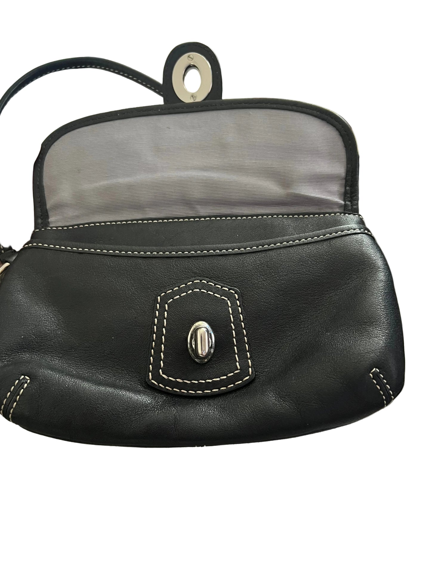 Coach Legacy Leather Mini Turnlock Y2k