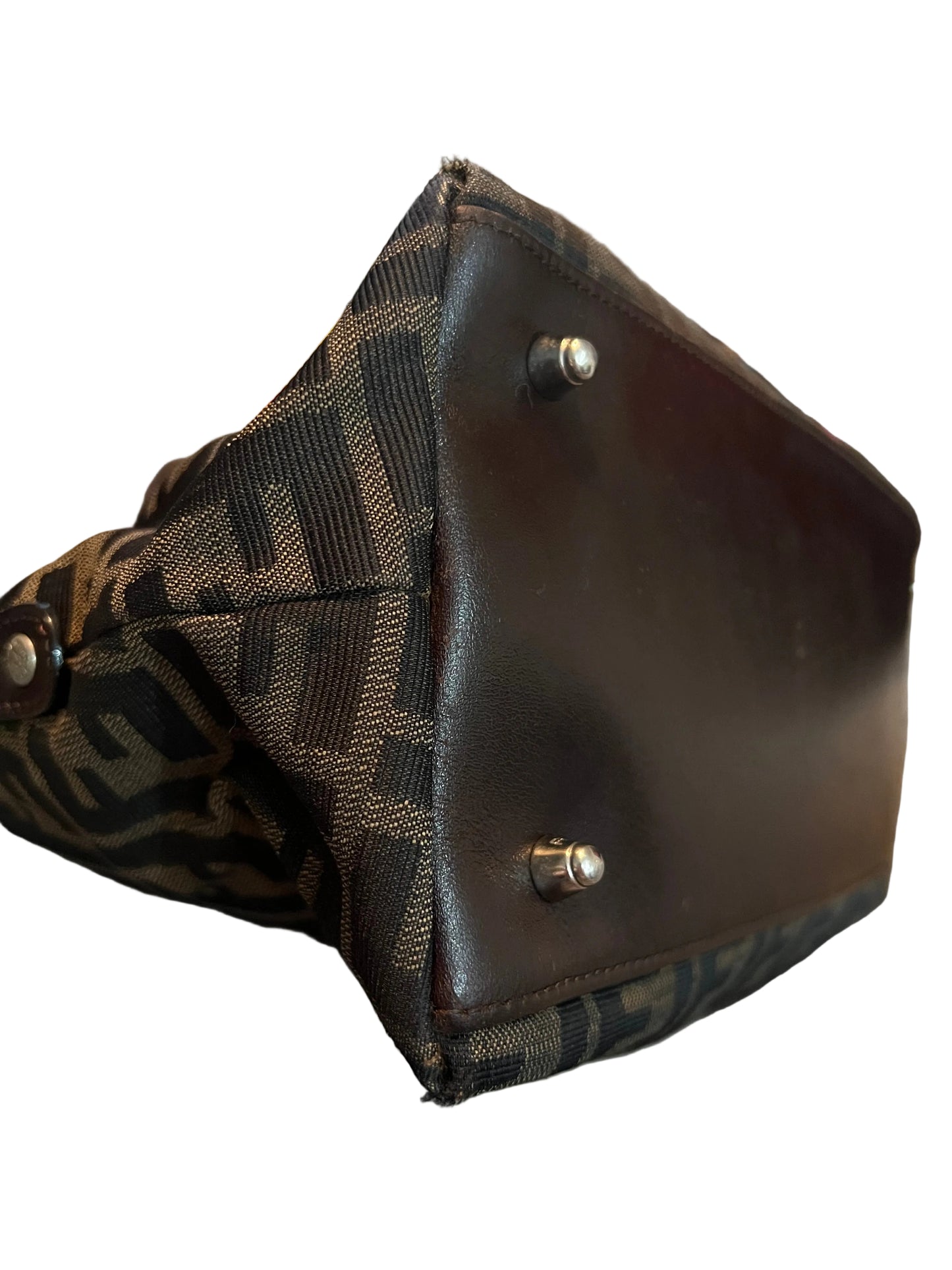 Fendi Zucca Top Handle Satchel