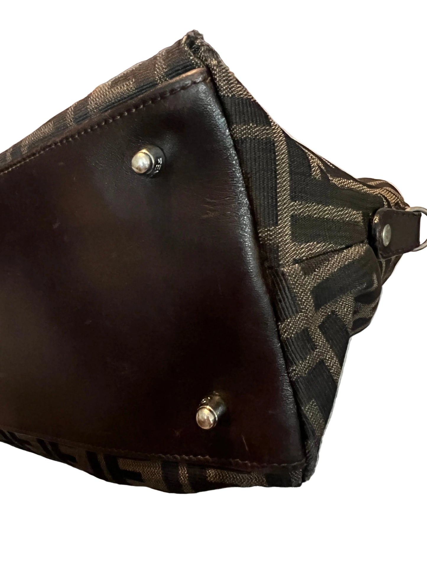 Fendi Zucca Top Handle Satchel