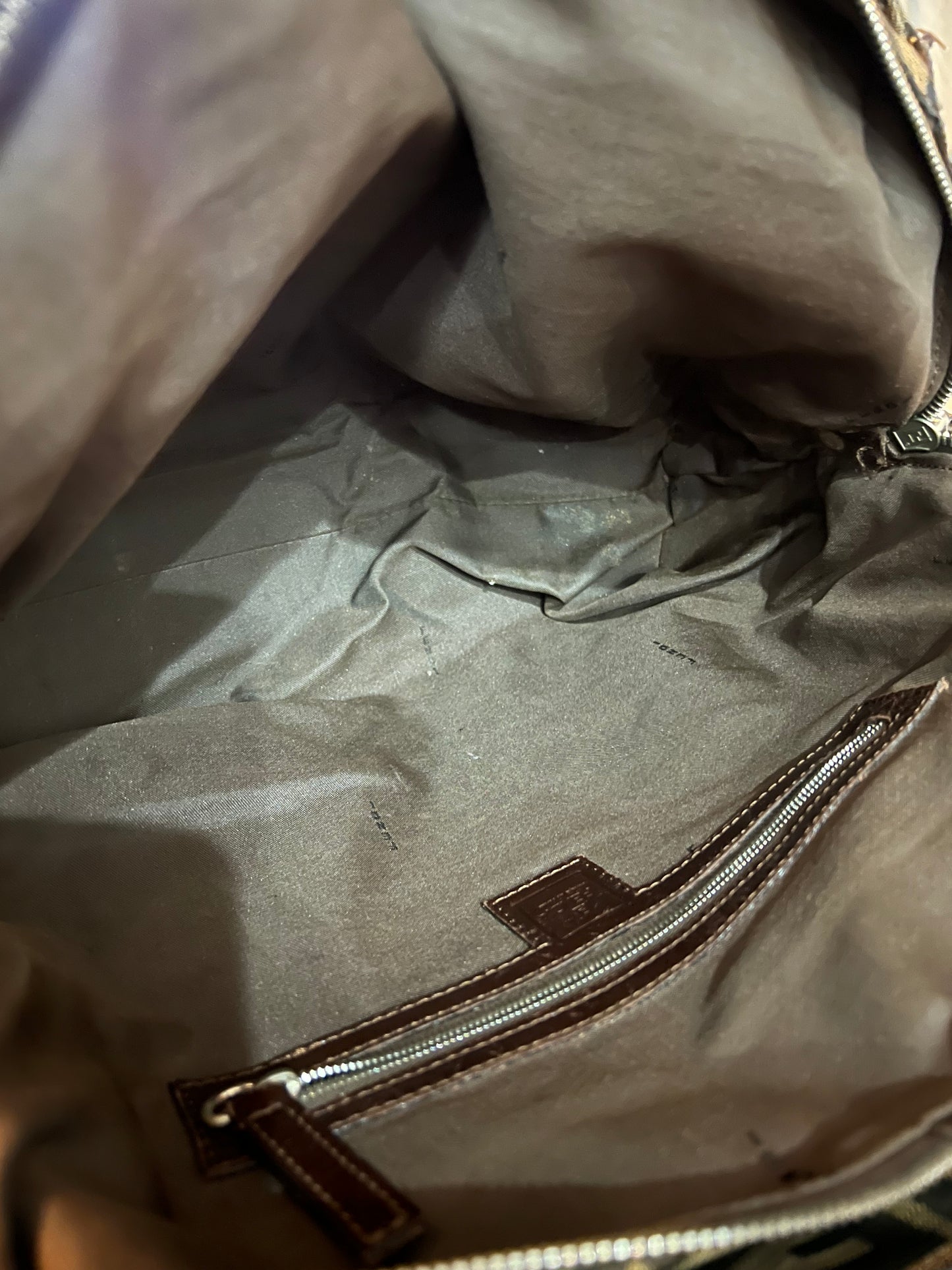 Fendi Zucca Top Handle Satchel