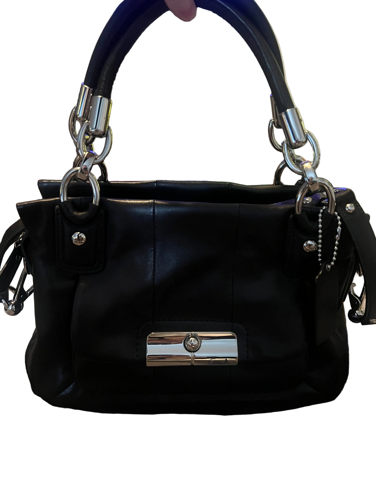 Coach Black Leather Kristen w/ Box