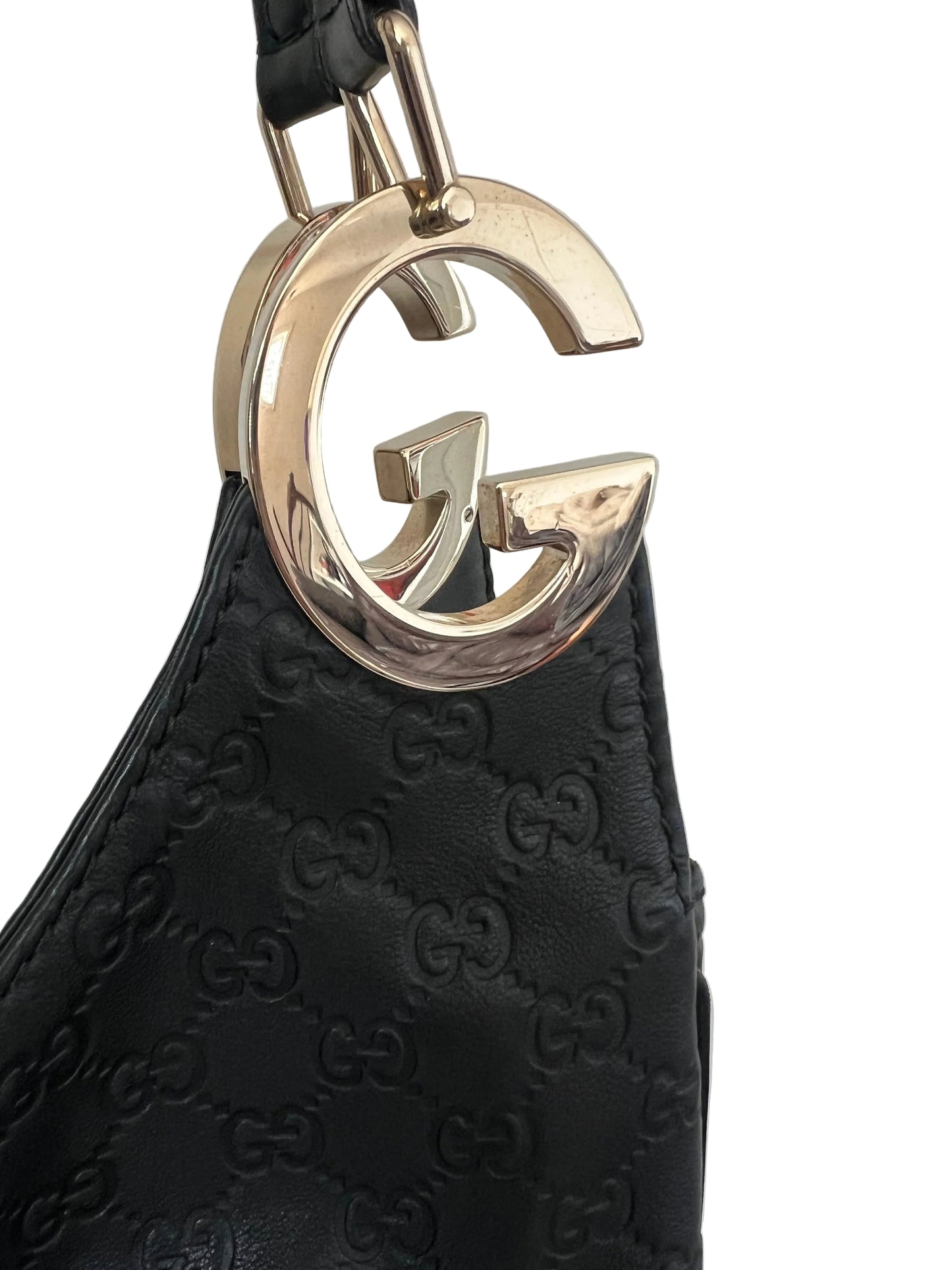 Gucci Embossed Leather Charlotte Hobo