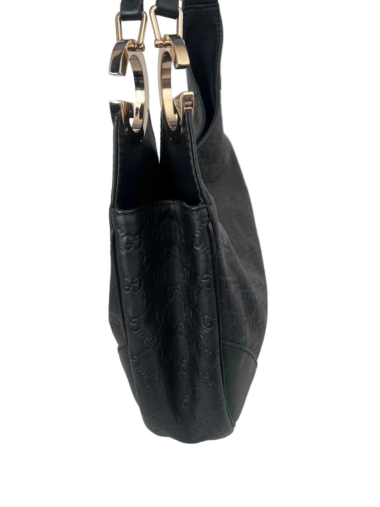 Gucci Embossed Leather Charlotte Hobo