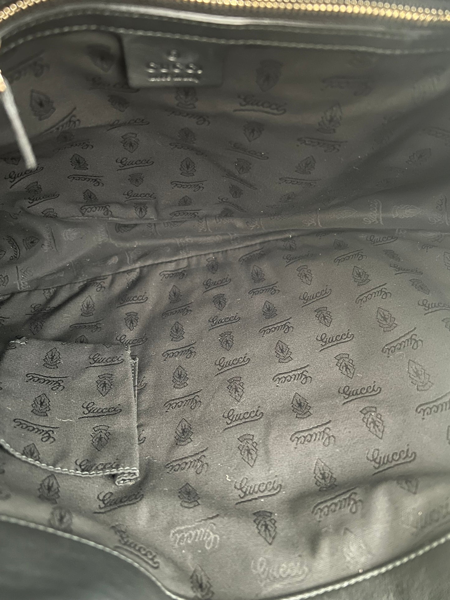 Gucci Embossed Leather Charlotte Hobo
