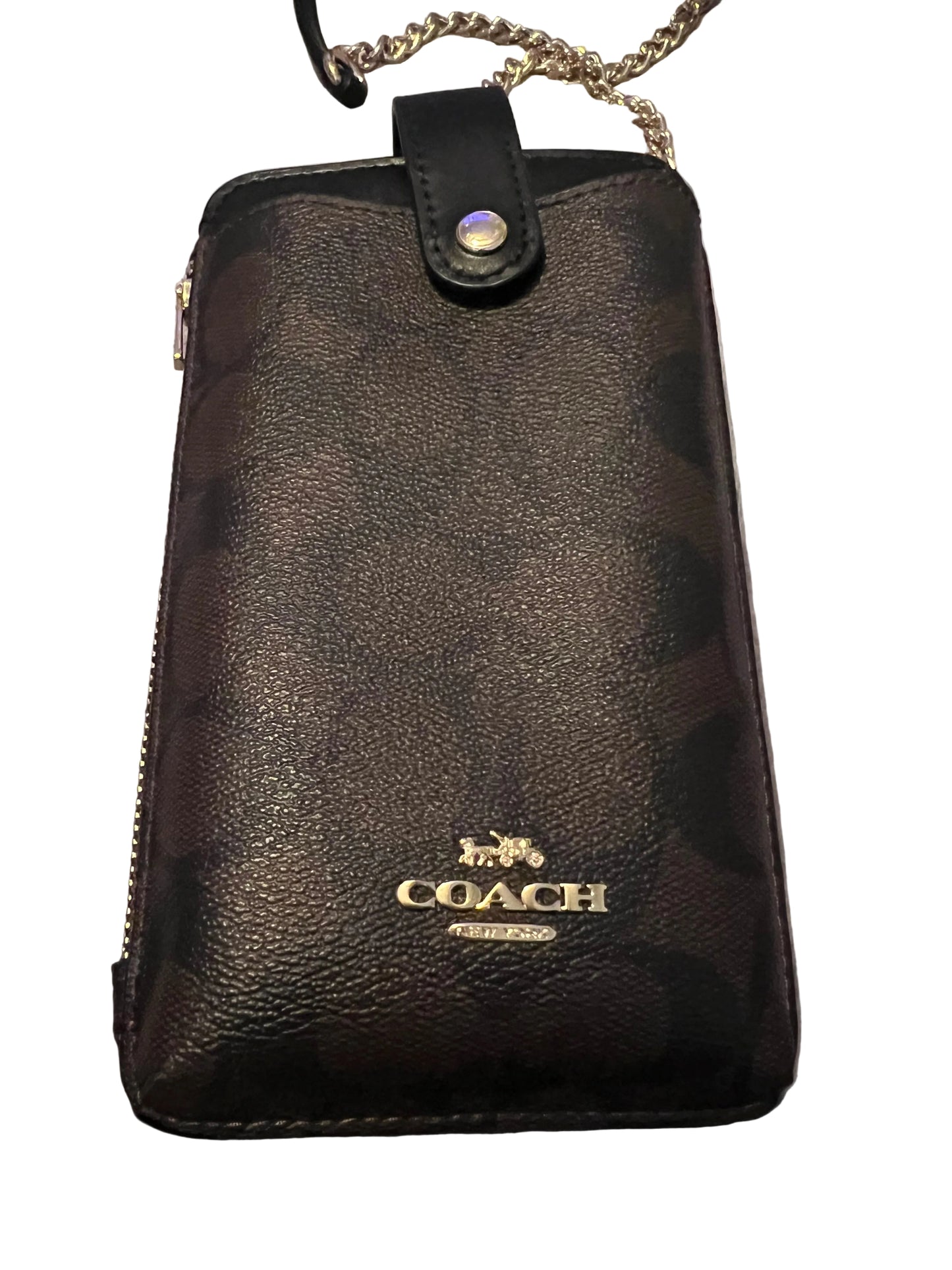 Coach Coated Canvas Phone Crossbody