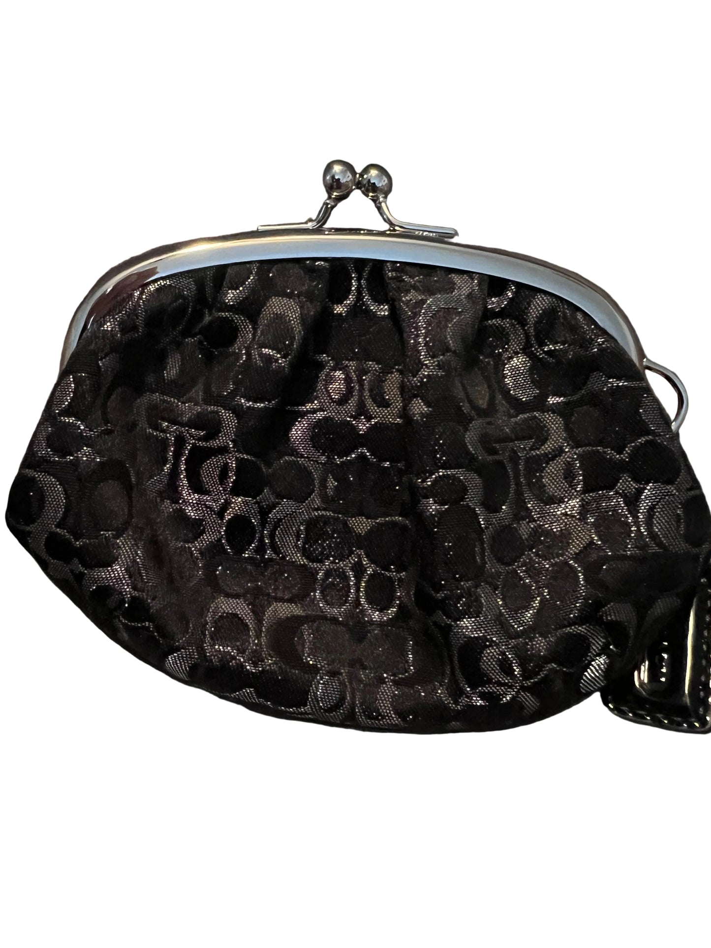 Coach Optic Kisslock Coin Pouch