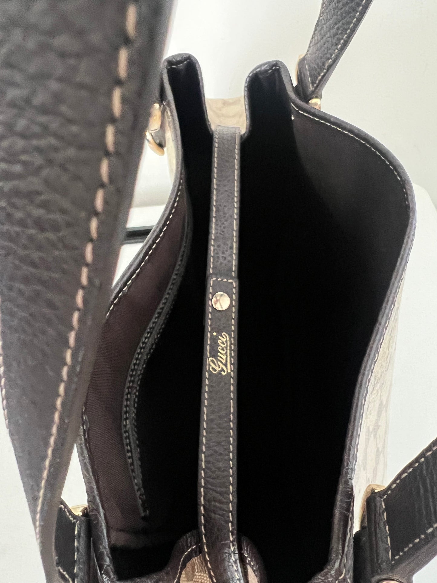 Gucci Vintage Crystal GG Abbey Shoulder Bag