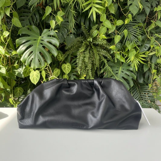 Walter Baker Black Leather Clutch/Crossbody