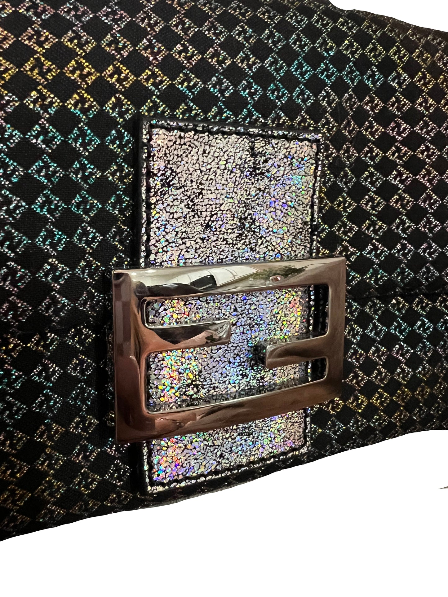 Fendi Iridescent Multicolor Mini Mamma Baguette