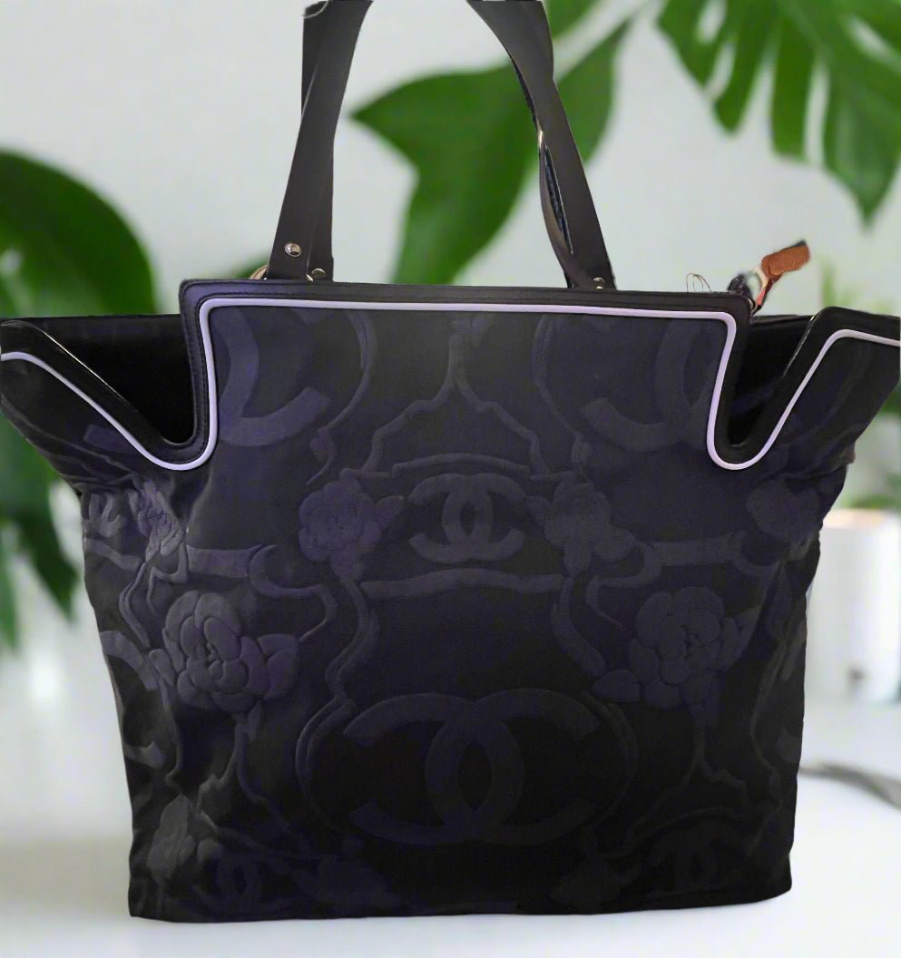 Chanel Camilla and CC Canvas and Leather Tote