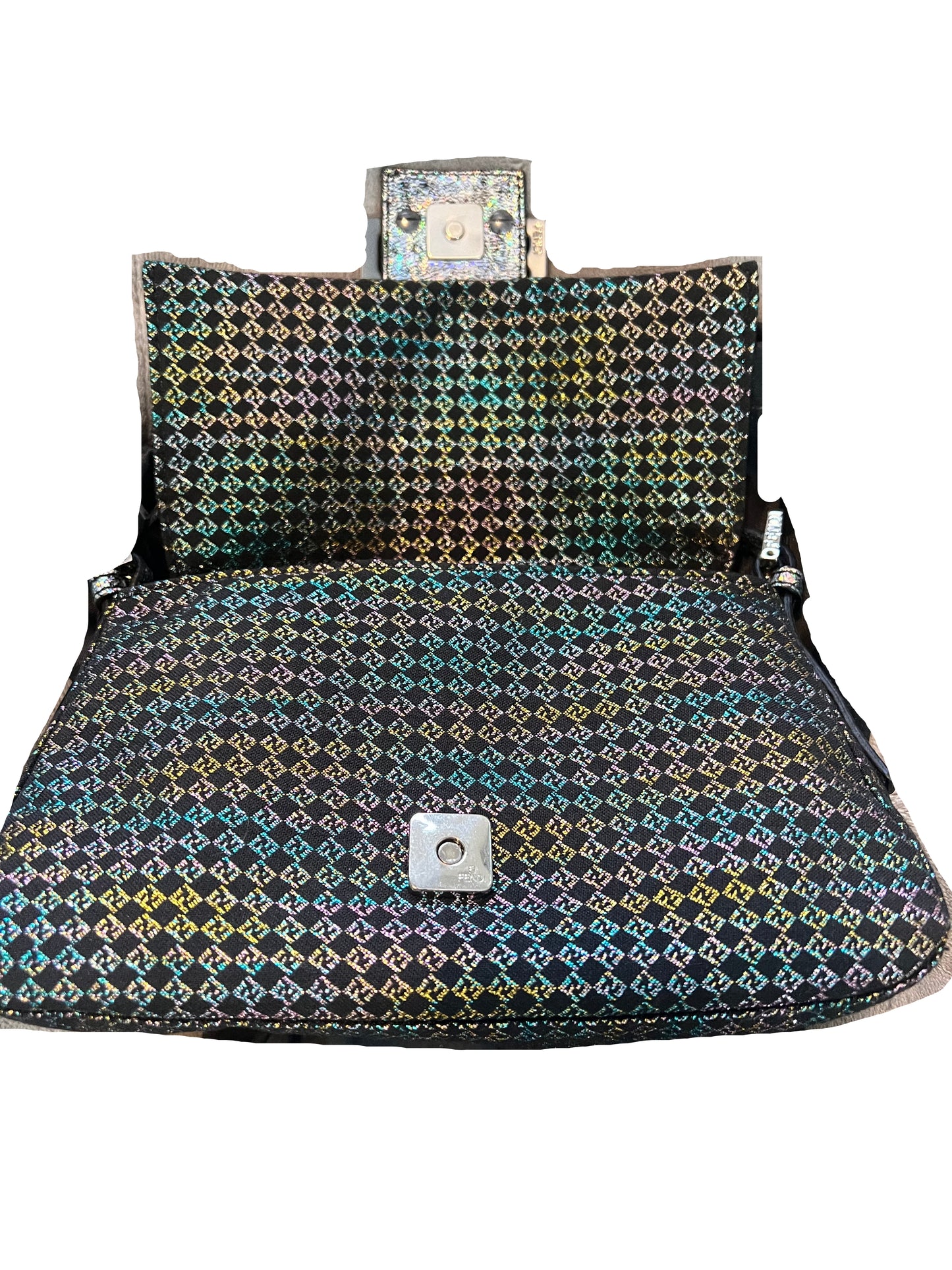 Fendi Iridescent Multicolor Mini Mamma Baguette