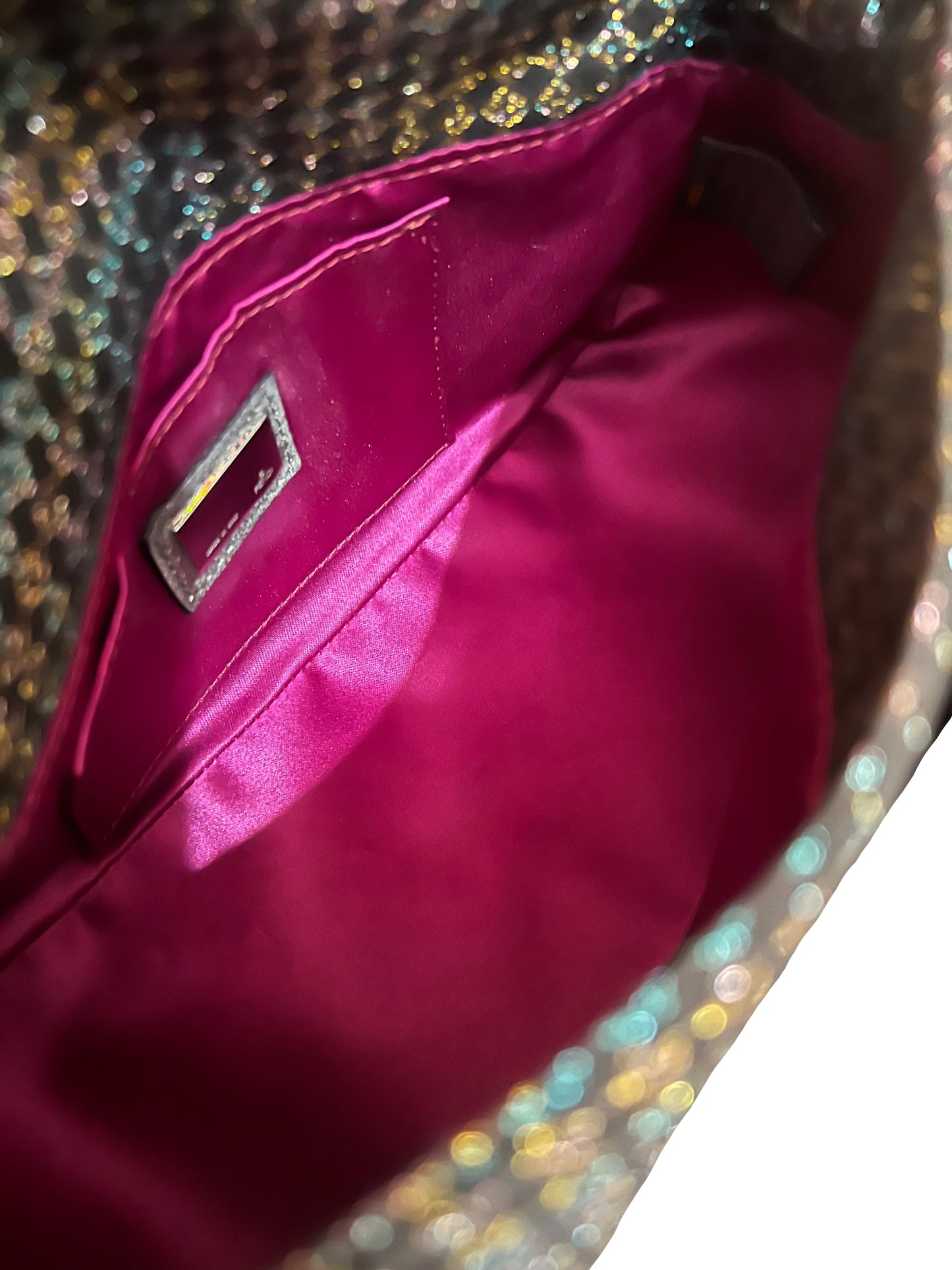 Fendi Iridescent Multicolor Mini Mamma Baguette