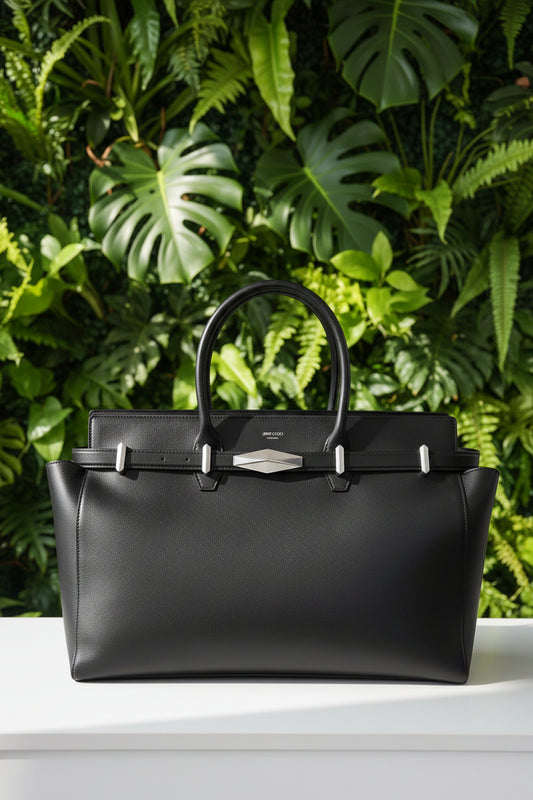 Jimmy Choo Diamond Leather Tote Bag