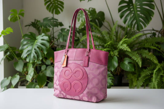 Coach Purple Laura Tote