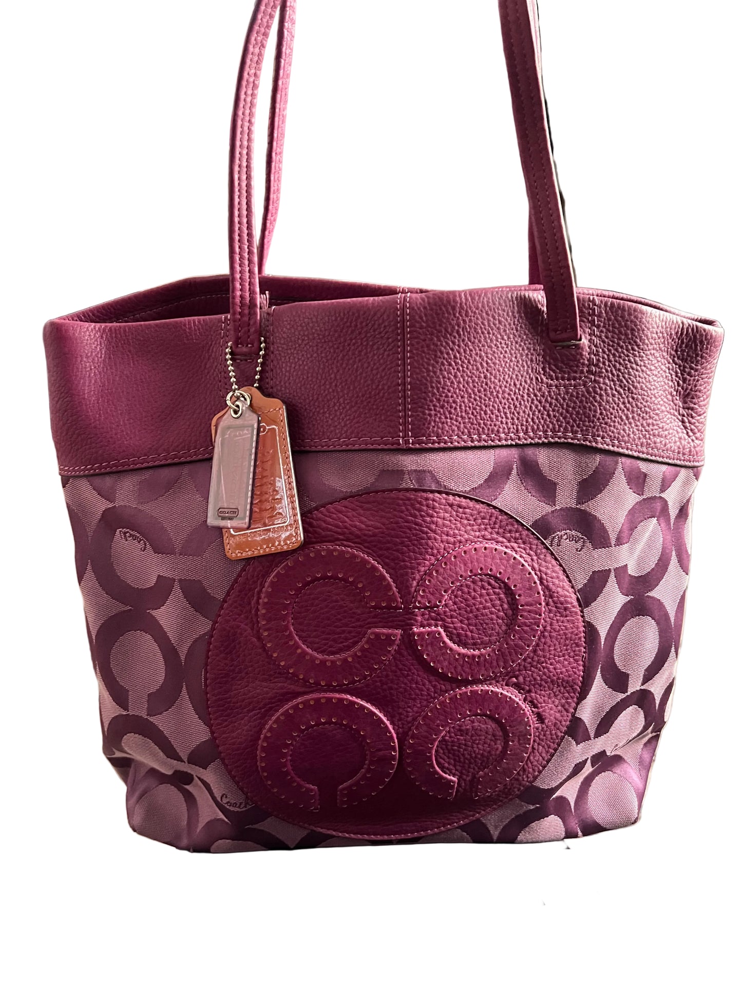 Coach Purple Laura Tote
