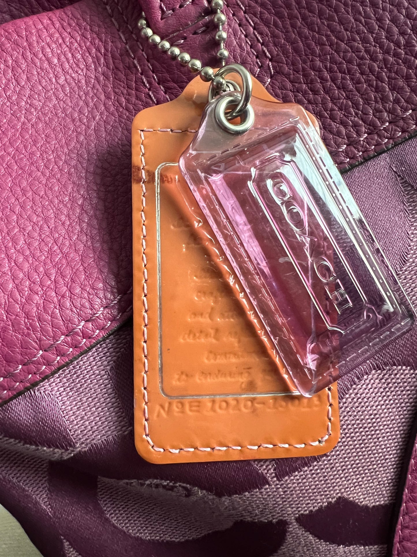 Coach Purple Laura Tote